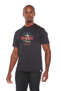 MALIBU Men's Bamboo Viscose/Organic Cotton Short Sleeve Graphic T-Shirt